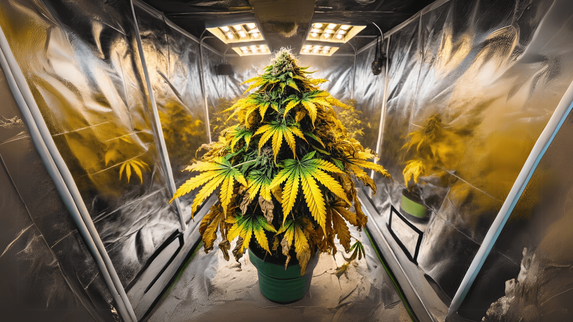 Canabis: Frunze galbene