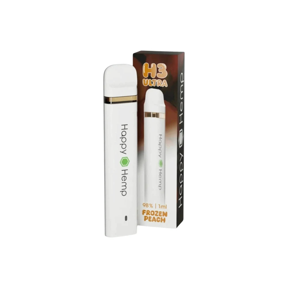 Happy Hemp H3 Ultra Vape Frozen Peach 1ml