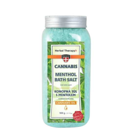 Kannabisz Fürdösó mentollal, 900 g Palacio