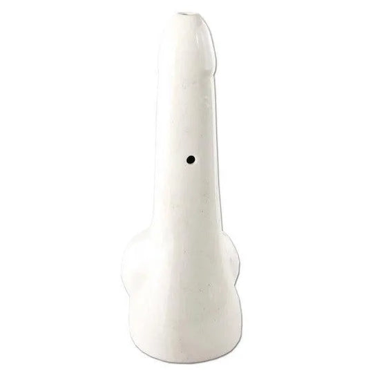 Bong din ceramică albă pentru penis