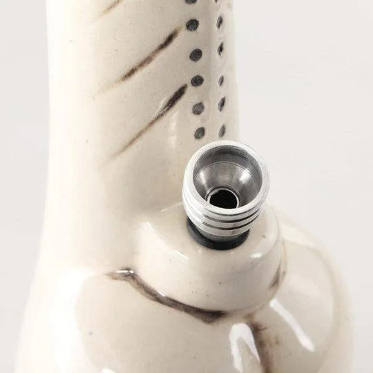 Bong din ceramică albă pentru penis