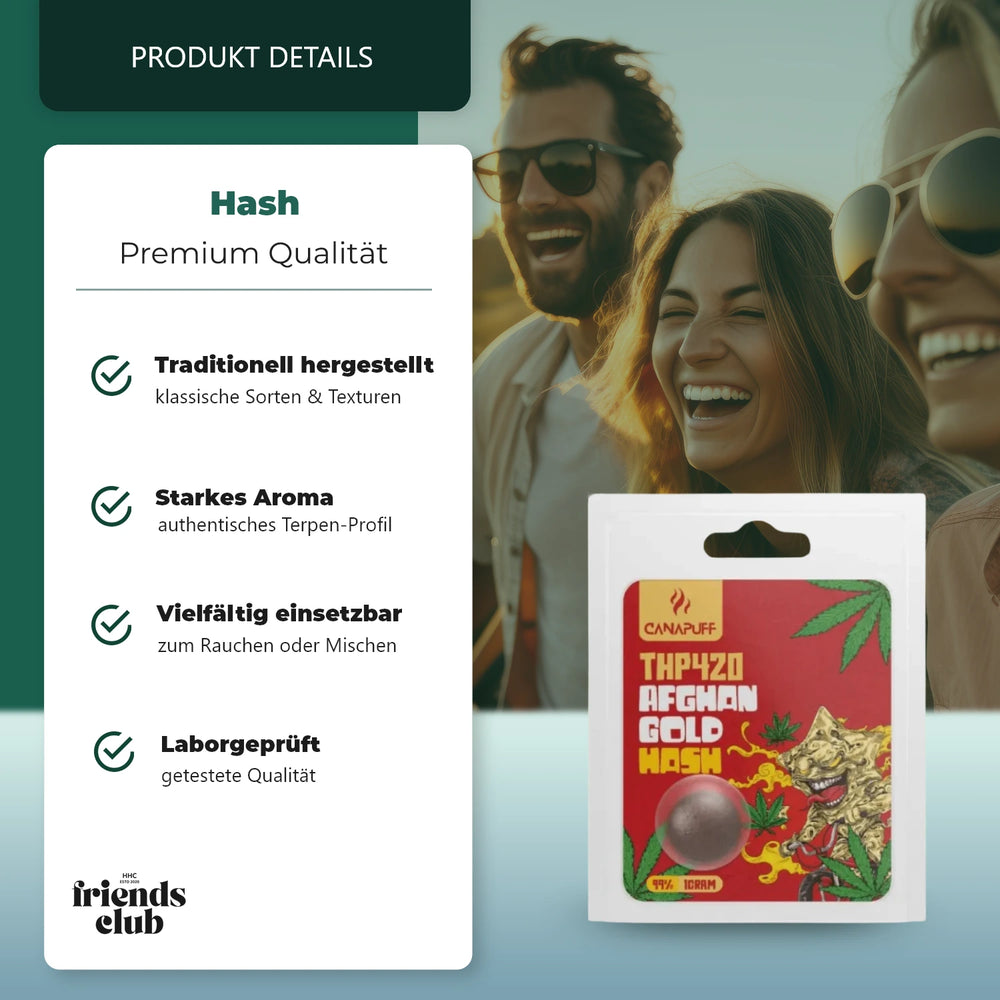 THP420 Hașiș Afghan Gold 1g-Smagro GmbH