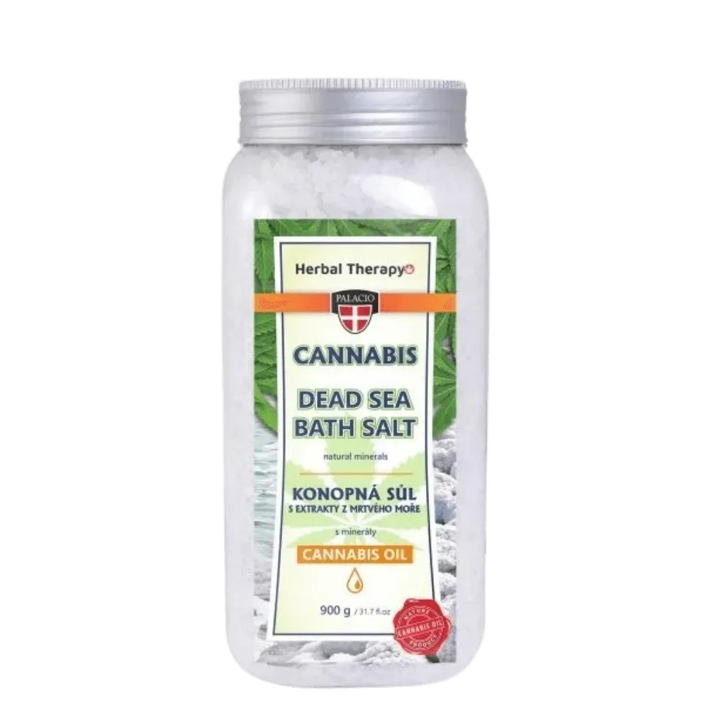 Cannabis Dead Sea Bath Salt, 900 g Palacio