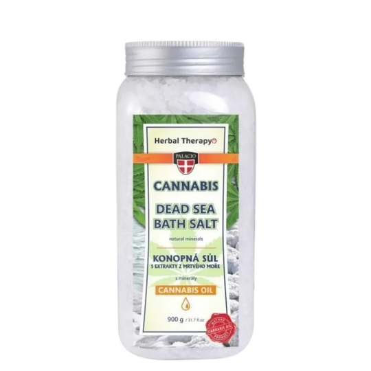 Cannabis Dead Sea Bath Salt, 900 g Palacio