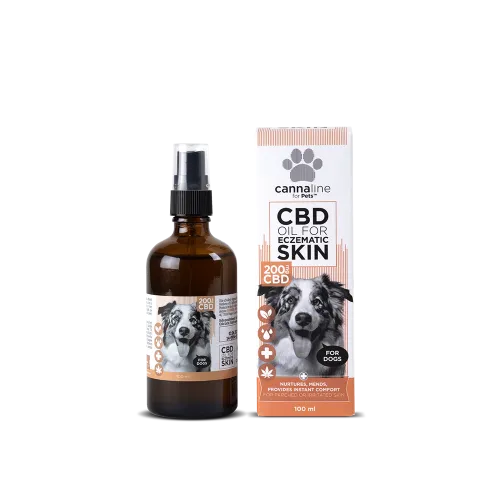Cannaline Ulei CBD pentru piele eczematoasă (200 mg CBD) 100 ml